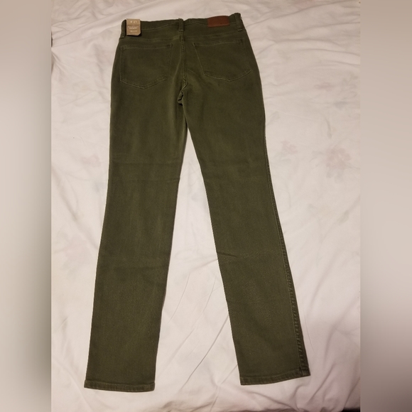 NWT Madewell Jeans Women's Size 27 Color Militar Green - Picture 2 of 13